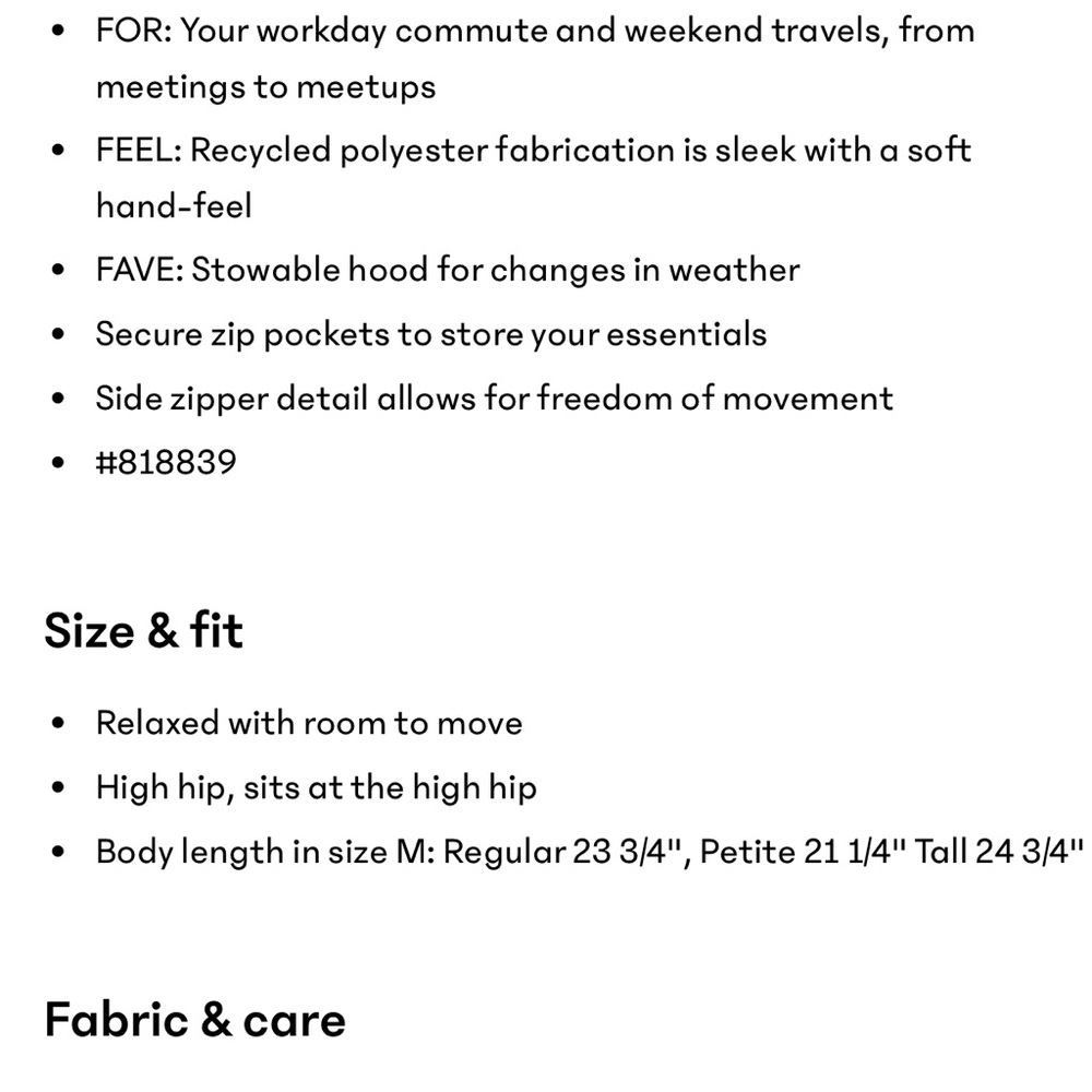 Athleta Jetset Bomber Jacket - Picture 4 of 4